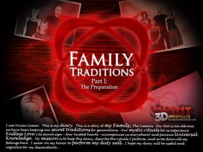 La famille traditions PARTIE 1- incestdchronicles